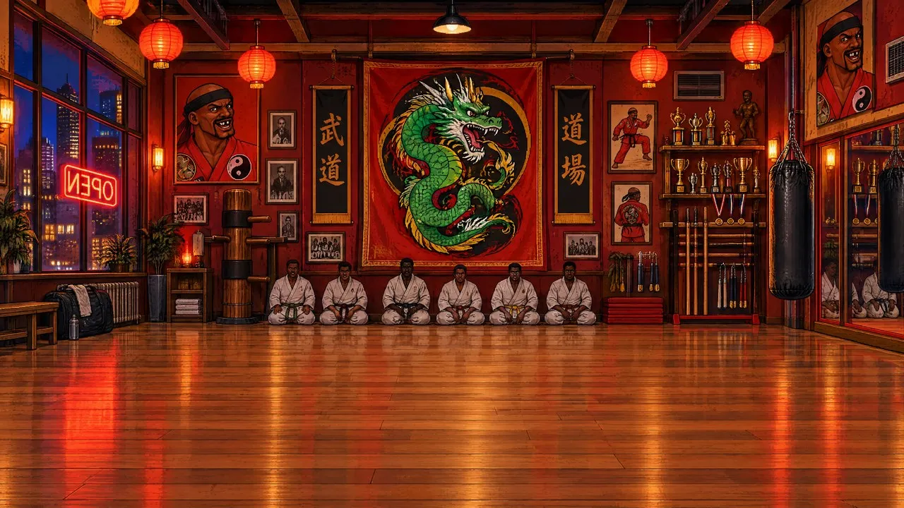 Dragonfly’s Dojo game background